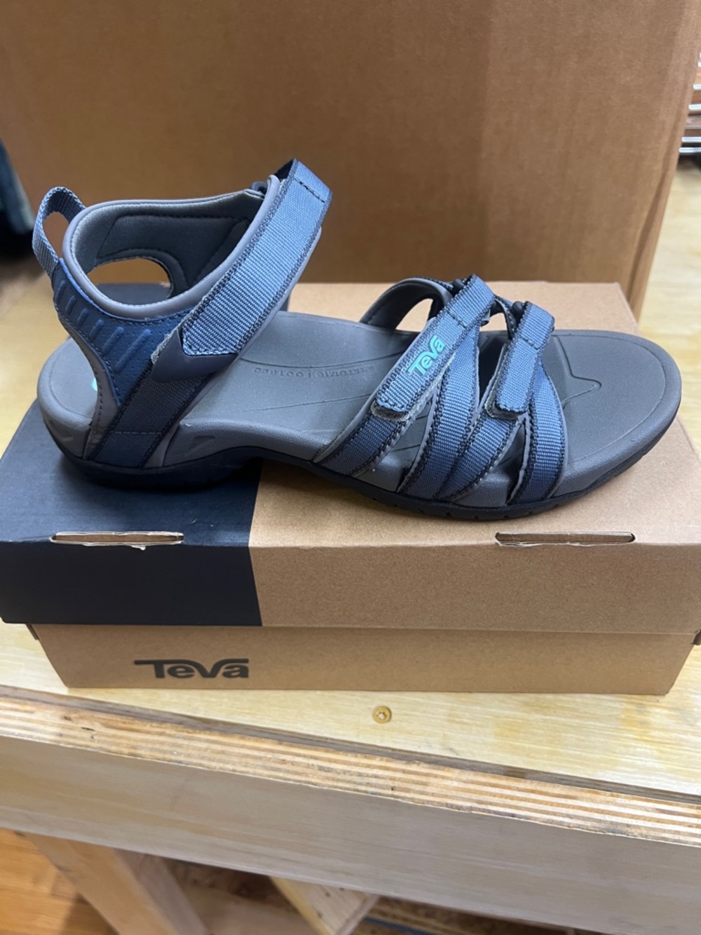 NWT Teva Women's Tirra Sandals - Bering Sea